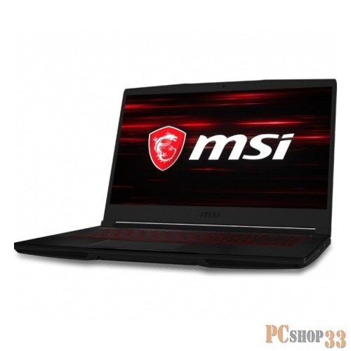 Ноутбук MSI GF63 Thin 9SCSR-898XRU Core i5 9300H/8Gb/1Tb/NVIDIA GeForce GTX 1650 Ti MAX Q 4Gb/15.6/IPS/FHD (1920x1080)/Free DOS/black/WiFi/BT/Cam