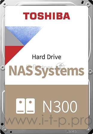 Жесткий диск Toshiba SATA-III 6Tb HDWG160EZSTA NAS N300 (7200rpm) 256Mb 3.5 Rtl