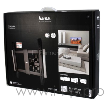 Кронштейн для телевизора Hama Fullmotion TV Premium черный 32-65 макс.50кг настенный