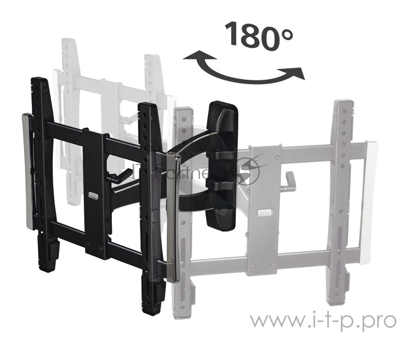 Кронштейн для телевизора Hama Fullmotion TV Premium черный 32-65 макс.50кг настенный