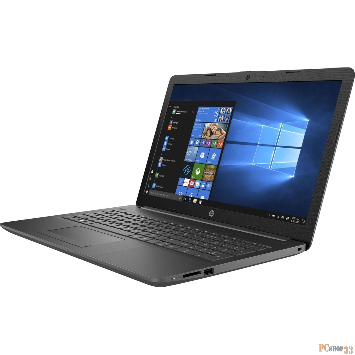Ноутбук HP 15 - db1255ur/15.6/FHD/AMD Athlon 300U/8Gb//SSD 256Gb/R530 2Gb/W10/No CD-ROM/Grey/(22P36EA) Ноутбук