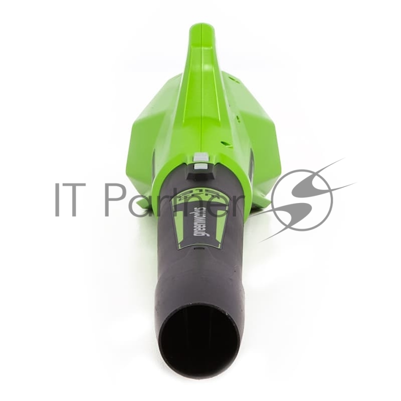 Воздуходувка аккумуляторная Greenworks 24V без АКБ и ЗУ (2404807)24V, без АКБ и ЗУ. Предназначается для уборки опавшей листвы, пыли, прочей грязи и мусора. Данная модель имеет аксиальное строение вентилятора, что делает возможным достижения высоких