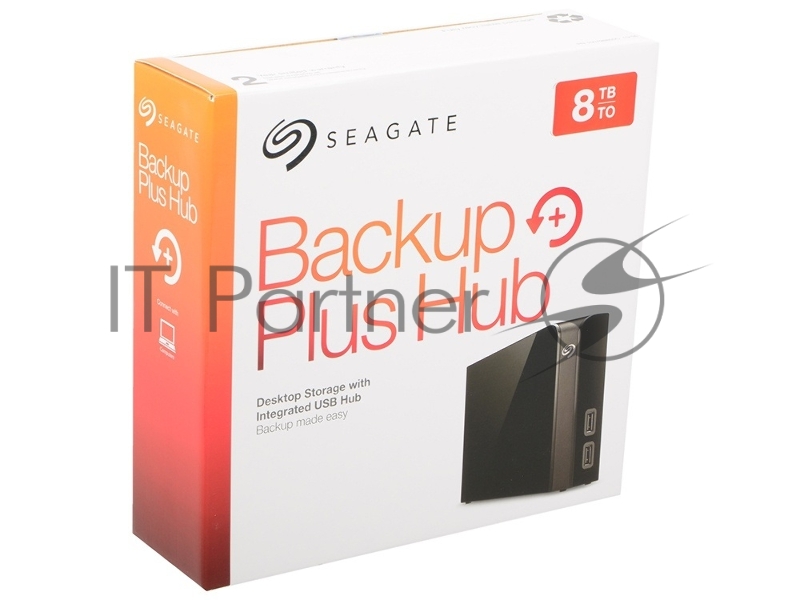 Носитель информации Seagate Portable HDD 8Tb Backup Plus Hub STEL8000200 {USB3.0, 3.5