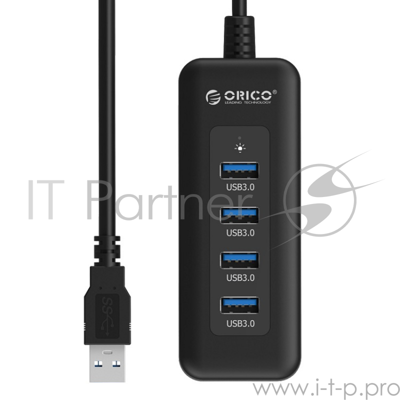 USB-концентраторы ORICO U3R1H4-BK USB-концентратор ORICO U3R1H4 (черный)