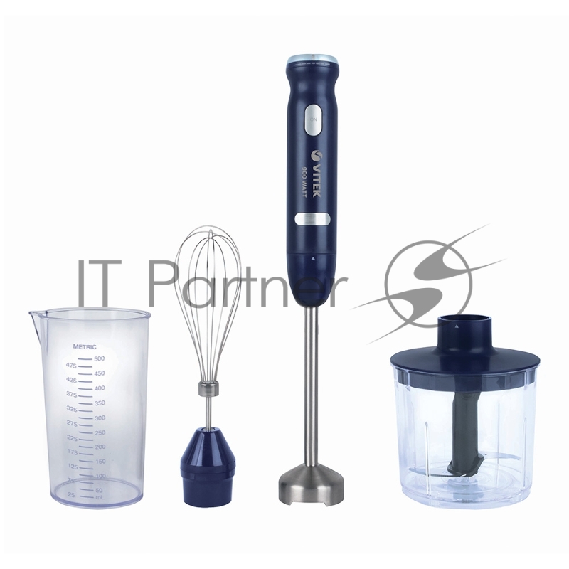 Блендерный набор VITEK Мощность 900 Вт.Емкость измельчителя 400 мл.Управление мех.