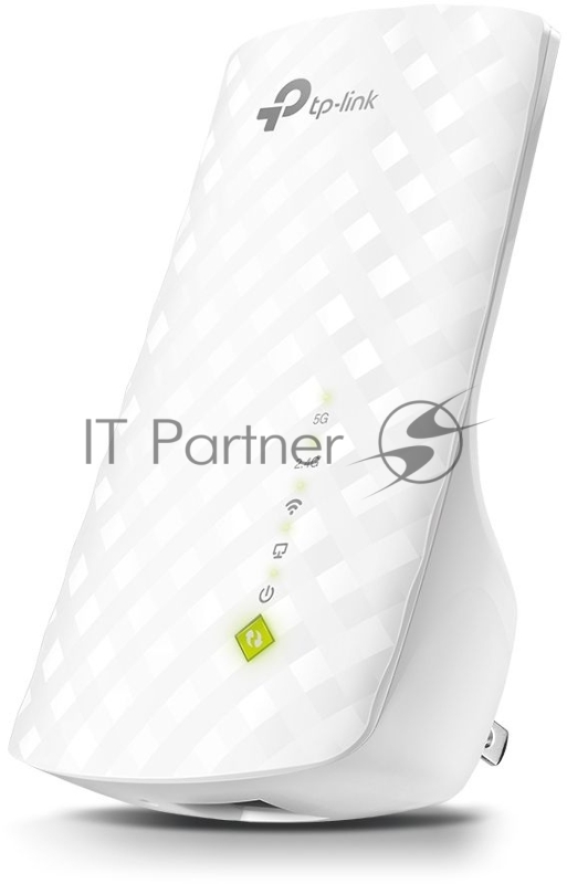 Усилитель Wi-Fi сигнала AC750 OneMeshTM WiFi Range Extender, 300Mbps at 2.4G and 433Mbps at 5G, compact house with internal antennas, 1 10/100Mbps Ethernet port, WPS button for quick setup, Smart Indicator for best location, support OneMeshTMtechnolo