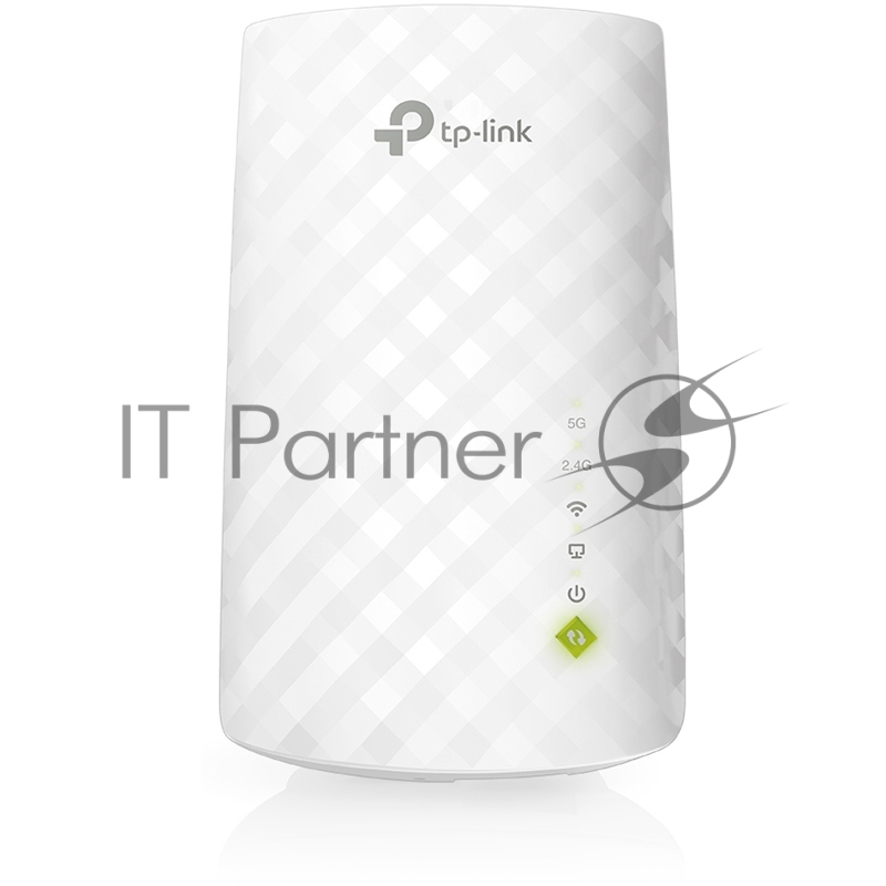 Усилитель Wi-Fi сигнала AC750 OneMeshTM WiFi Range Extender, 300Mbps at 2.4G and 433Mbps at 5G, compact house with internal antennas, 1 10/100Mbps Ethernet port, WPS button for quick setup, Smart Indicator for best location, support OneMeshTMtechnolo
