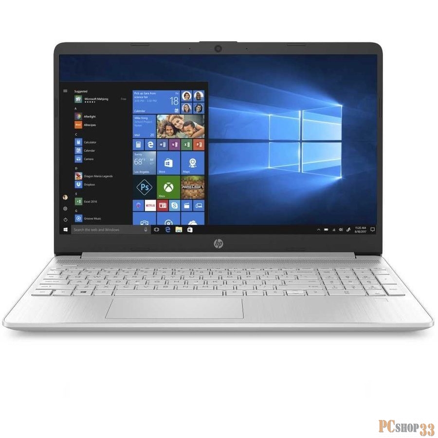 Ноутбук HP 15s-eq0054ur AMD Ryzen R5-3500U/8GB/512GB SSD/noODD/15.6 FHD/Vega 8/Win10/silver
