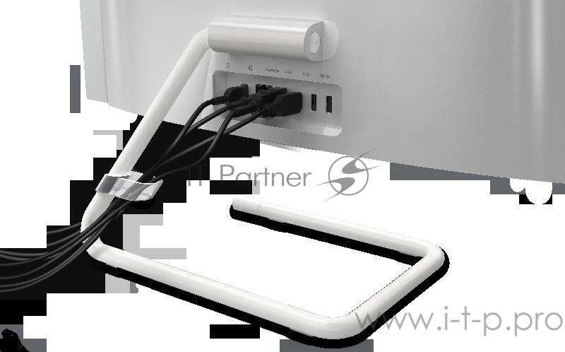 Моноблок Lenovo IdeaCentre AIO 3 24IMB05 23.8(1920x1080)/Intel Core i3 10100T(3Ghz)/8192Mb/1000+128SS UHD Graphics 630/BT/WiFi/war 1y/5.87kg/white/DOS + Клавиатура, мышь USB