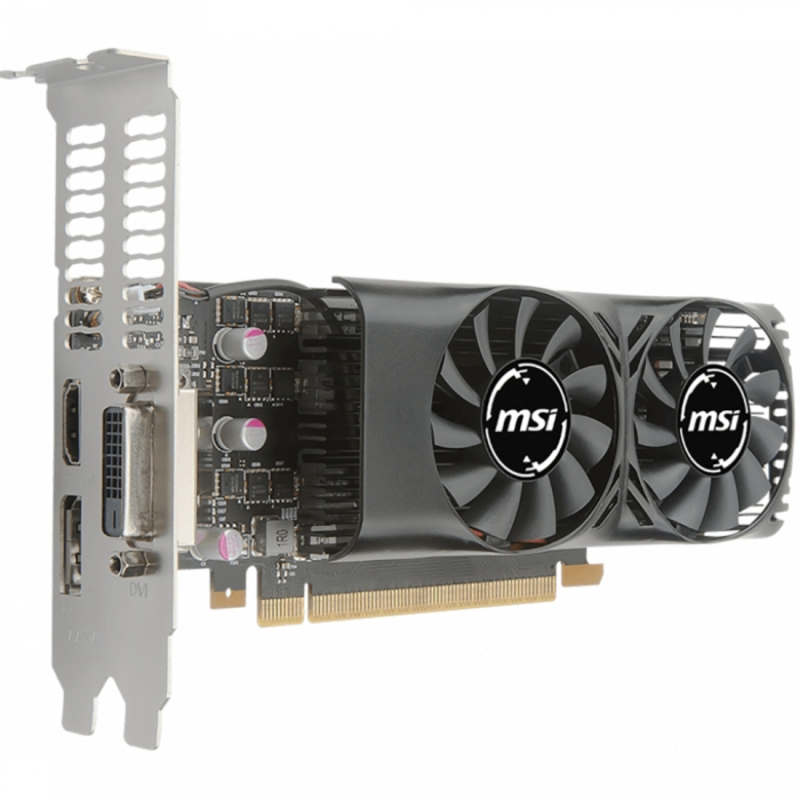 Видеокарта MSI GTX 1050 TI 4GT LP RTL nVidia GTX 1050TI 4096Mb 128bit GDDR5 1290/7008 DVIx1/HDMIx1/DPx1/HDCP low profile