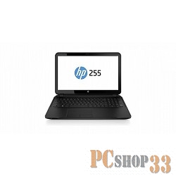 Ноутбук HP 255 G2 E1 2100/2Gb/500Gb/DVD-RW/15.6/HD (1366x768)/Windows 8.1 Emerging Markets 64/black/WiFi/BT/Cam/Bag