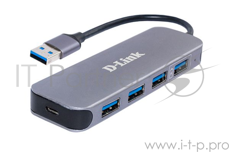 Хаб D-Link DUB-1340/D1A,4-port USB 3.0 Hub.4 downstream USB type A (female) ports, 1 upstream USB type A (male), support Mac OS, Windows XP/Vista/7/8/10, Linux, support USB 1.1/2.0/3.0, fast charge mode