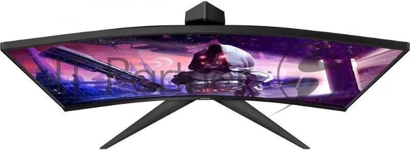 МОНИТОР 23.6 AOC C24G2AE Black-Red с поворотом экрана (VA, изогнутый, 1920x1080, 165Hz, 1 ms, 178°/178°, 250 cd/m, 80M: