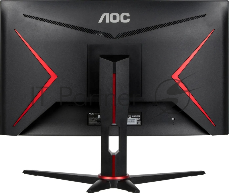 МОНИТОР 23.6 AOC C24G2AE Black-Red с поворотом экрана (VA, изогнутый, 1920x1080, 165Hz, 1 ms, 178°/178°, 250 cd/m, 80M: