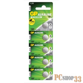 Батарейки GP 189FRA-2C10 250/5000 (LR54)