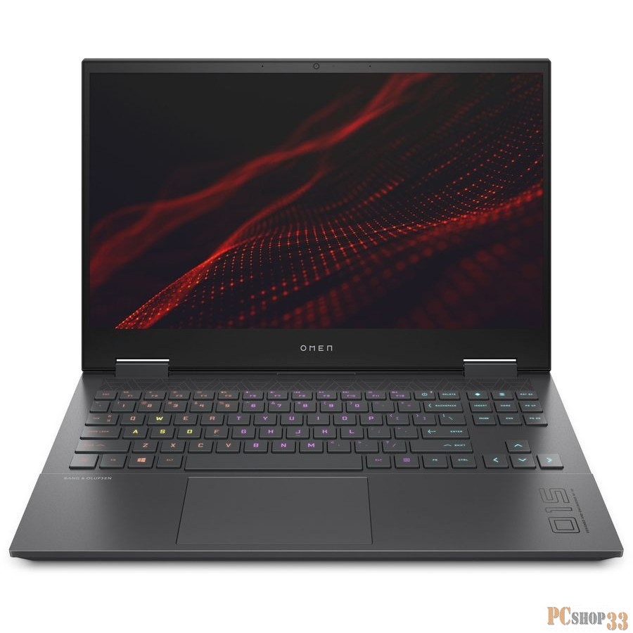Ноутбук HP Omen 15-en0036ur 15.6 FHD, AMD R7-4800H, 16Gb, 512Gb SSD, no ODD, nVidia GTX1660Ti 6Gb, FreeDOS, серебристый