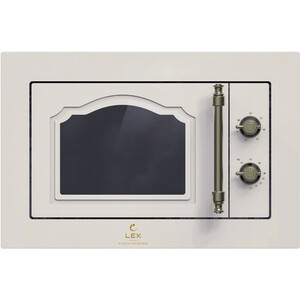 Встраиваемая микроволновая печь Lex BIMO 20.01 C 20л. 700Вт слоновая кость светлая (встраиваемая)