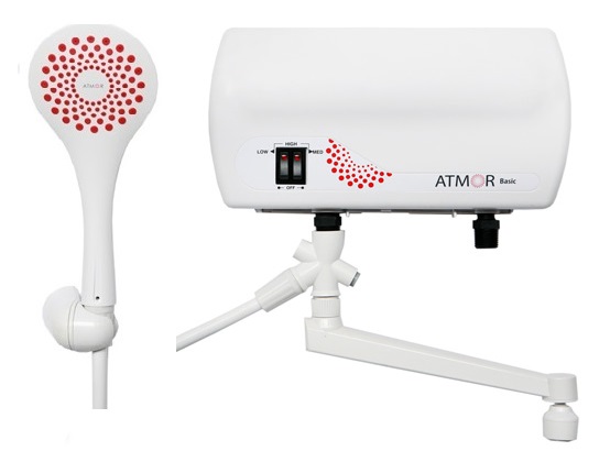 Водонагреватель проточный ATMOR BASIC+ 5KW COMBI