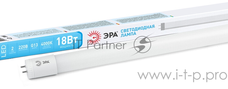 ЭРА Б0019927 Светодиодная лампа трубка LED smd T8-18w-840-G13 1200mm