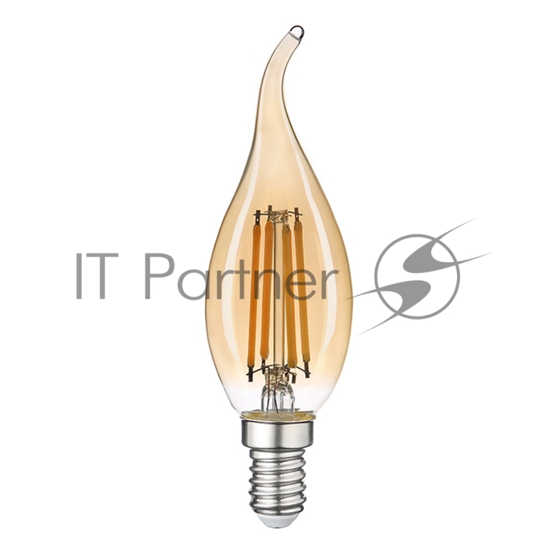 Лампа светодиодная LED 7Вт Е14 220В 2700К GLDEN-CWS-7-230-E14-2700 1/10/100 filament | 647100 | General