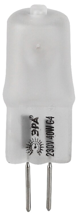 Лампа галогенная ЭРА G4-JCD-40W-230V-Fr (100/1000)