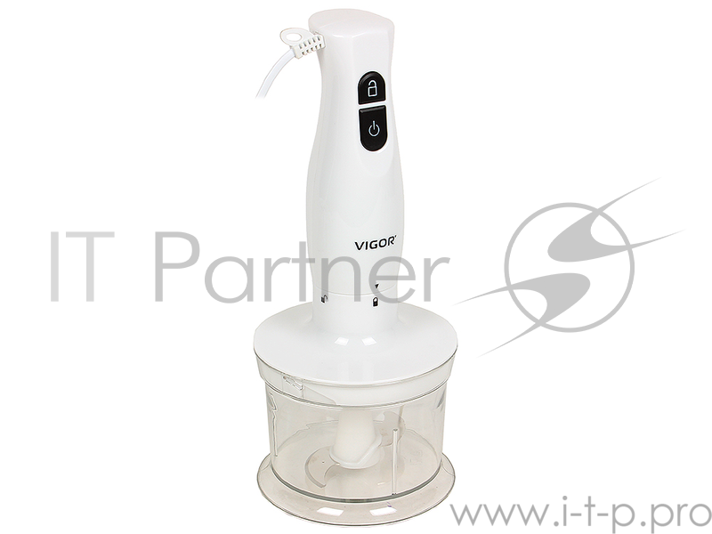 Блендер Vigor HX-5909 (погружной блендер + чоппер, 200 Вт, система защиты от случайного включения)