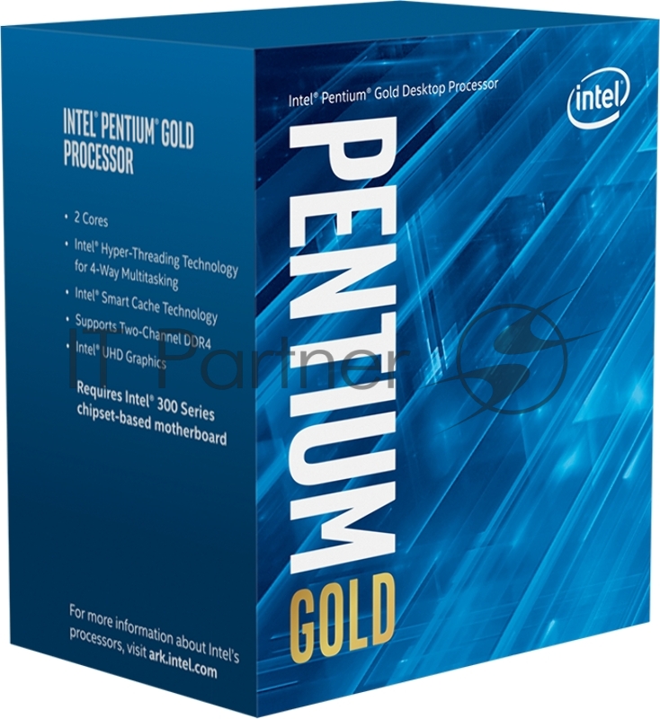 Процессор Intel Original Pentium Gold G6600 Soc-1200 (BX80701G6600 S RH3S) (4.2GHz/Intel UHD Graphics 630) Box
