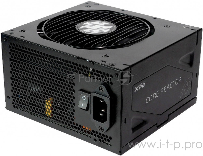 Игровой блок питания чёрный XPG COREREACTOR650G-BLACKCOLOR (модульный 650 Вт, PCIe-4шт, ATX v2.31, Active PFC, 120mm Fan, 80 Plus Gold)