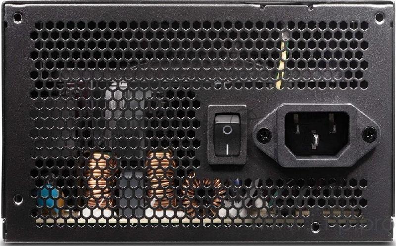 Игровой блок питания чёрный XPG PYLON650B-BLACKCOLOR (650 Вт, PCIe-2шт, ATX v2.31, Active PFC, 120mm Fan, 80 Plus Bronze)