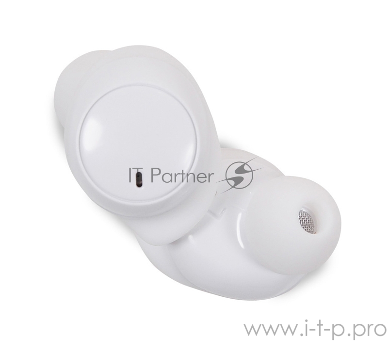Гарнитура вкладыши Hyundai H-EP100 белый беспроводные bluetooth в ушной раковине
