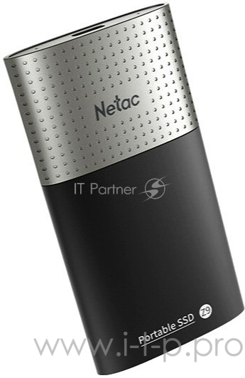 Накопитель SSD External Netac 500Gb Z9 <NT01Z9-500G-32BK> (USB3.2, up to 550/480MBs, 90х47.5х11.5mm, Aluminium+Plastic)