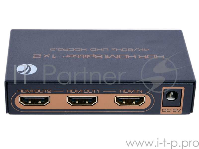Разветвитель VCOM DD422 Разветвитель HDMI Spliitter 1=2 2.0v.