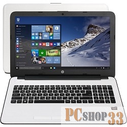 Ноутбук HP15 15-ba017ur 15.6 1920x1080, A8-7410, 2.2GHz, 6Gb, 500Gb, DVD-RW, AMD M430 2Gb, WiFi, BT, Cam, Win10, эксклюзив, серебристо-белый