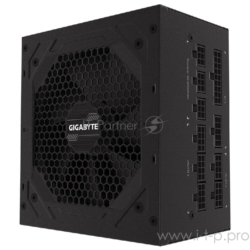 Блок питания Gigabyte ATX 850W GP-P850GM 80+ gold (24+4+4pin) APFC 120mm fan 8xSATA Cab Manag RTL