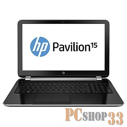 Ноутбук HP Pavilion 15-p216ur L2V59EA#ACB silver 15.6 FHD A10-5745M/8Gb/1Tb/R7 M260 2Gb/DVDRW/BT/WiFi/Cam/W8.1