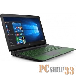 Ноутбук HP Pavilion Gaming 15-ak001ur Core i7 6700HQ/8Gb/2Tb/DVD-RW/nVidia GeForce GTX 950M 4Gb/15.6/HD (1366x768)/Windows 10 64/black/WiFi/BT/Cam/3030mAh