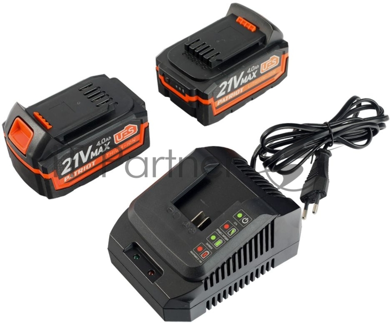 Дрель-шуруповерт аккумуляторная PATRIOT BR 216UES-h две батареи Li-ion, УДАР, бесщеточный двигатель, патрон 13мм, большой кейс, зарядка за 1 час, комплект бит и сверл, UES