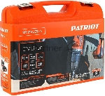 Дрель-шуруповерт аккумуляторная PATRIOT BR 216UES-h две батареи Li-ion, УДАР, бесщеточный двигатель, патрон 13мм, большой кейс, зарядка за 1 час, комплект бит и сверл, UES