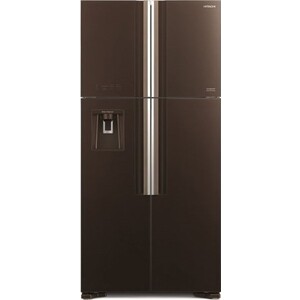 Холодильник Side-by-side HITACHI R-W662PU7 GBW коричневое стекло