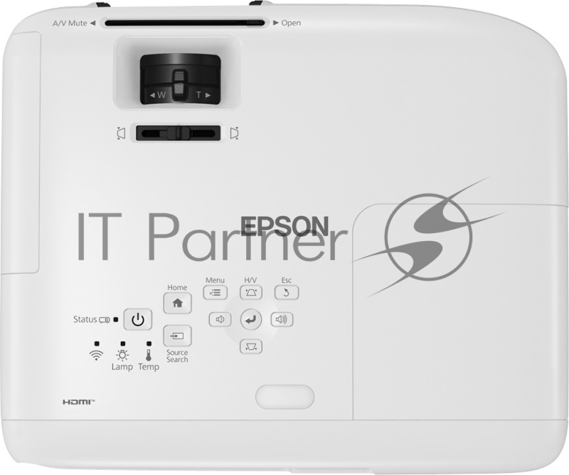 Проектор Epson EH-TW750 white (LCD, 1920×1080, 3400Lm, 16000:1, Wi-fi Miracast, 2.8 kg), 3D (V11H980040)