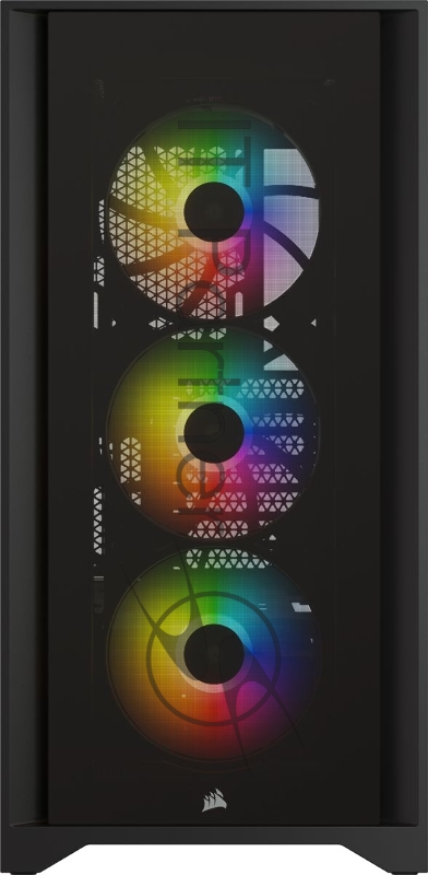 Корпус Corsair iCUE 4000X RGB CC-9011204-WW Tempered Glass Mid-Tower, Black