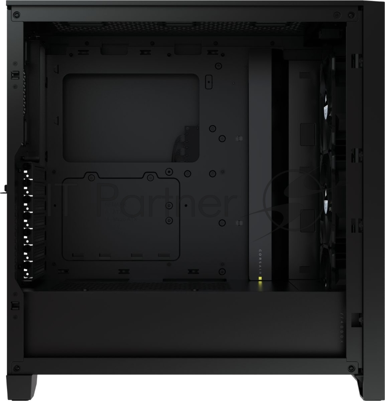 Корпус Corsair iCUE 4000X RGB CC-9011204-WW Tempered Glass Mid-Tower, Black