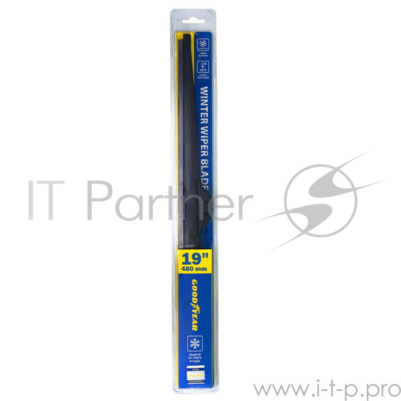 Щётка стеклоочистителя бескаркасная GOODYEAR GY004019 зимняя winter 19 48см 4переходника