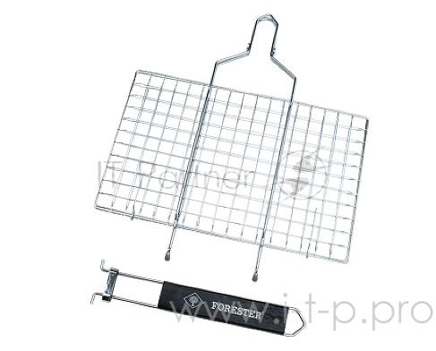 Решётка-гриль FORESTER MOBAIL. Пикник под ключ! 22x35 см со съемной ручкой.