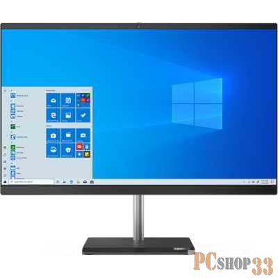 Моноблок Lenovo V50a-24IMB 23.8 Full HD i3 10100T (3)/8Gb/1Tb 5.4k/SSD256Gb/UHDG 630/DVDRW/CR/Windows 10 Professional 64/GbitEth/WiFi/BT/90W/клавиат