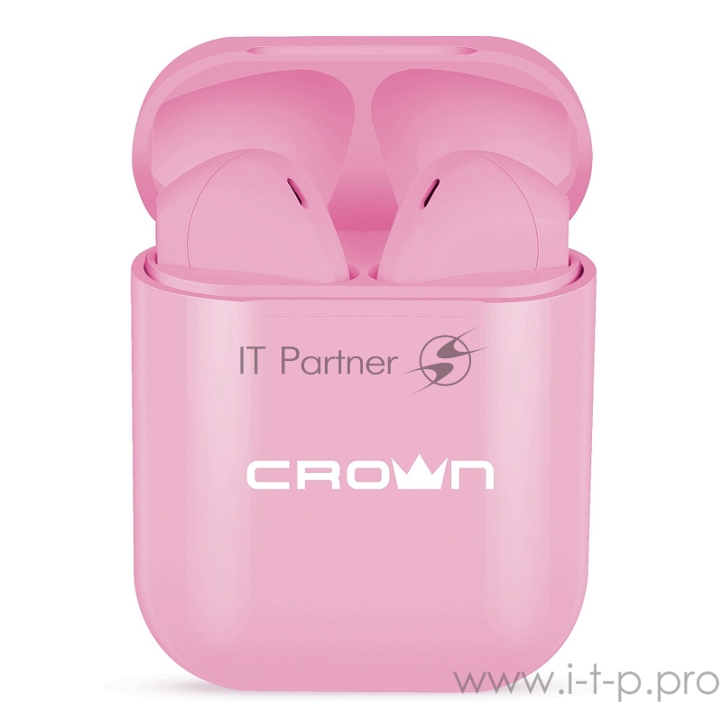 Полностью беспроводные наушники CROWN CMTWS-5005 pink