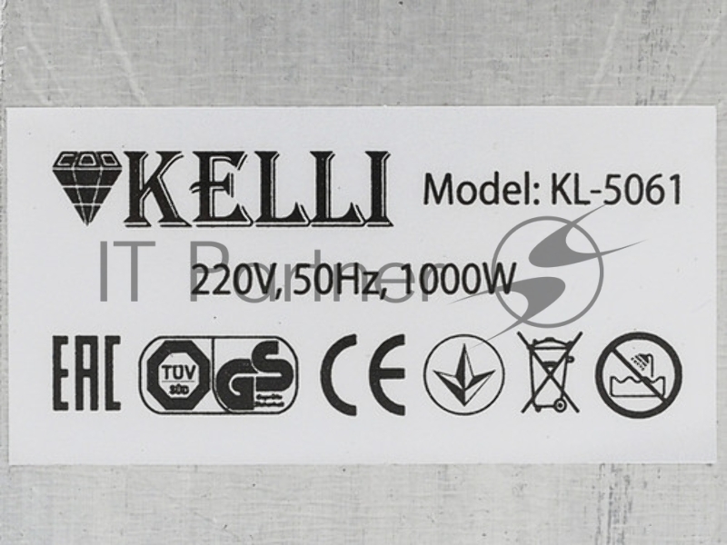 Плитка электрическая KELLI KL-5061