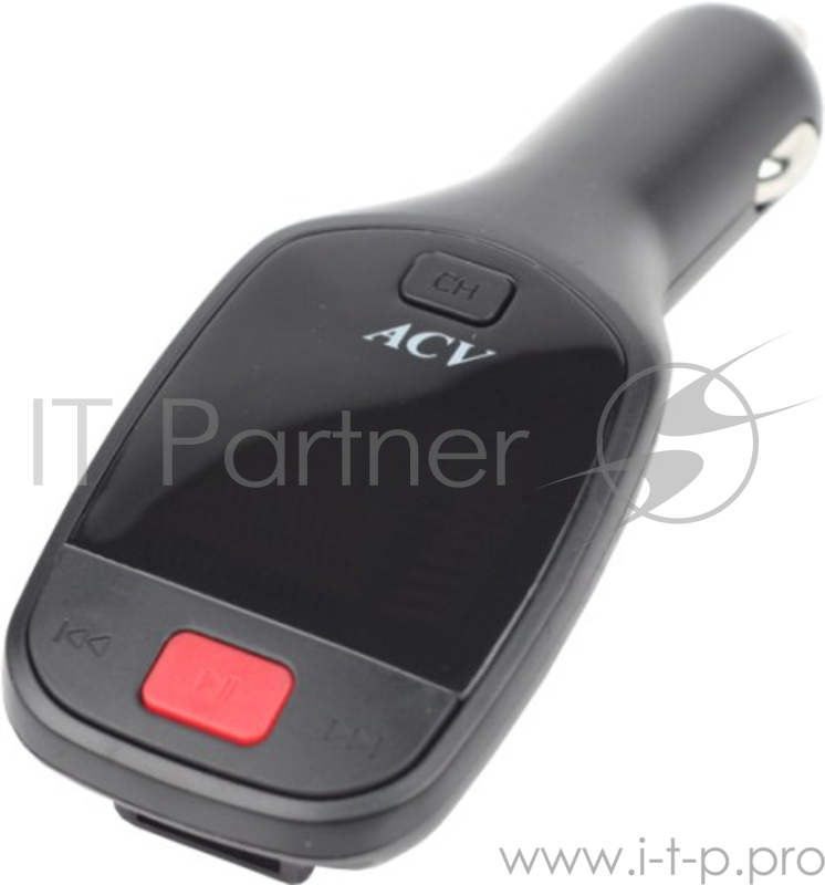 Автомобильный FM-модулятор ACV FMT-114 черный MicroSD USB PDU
