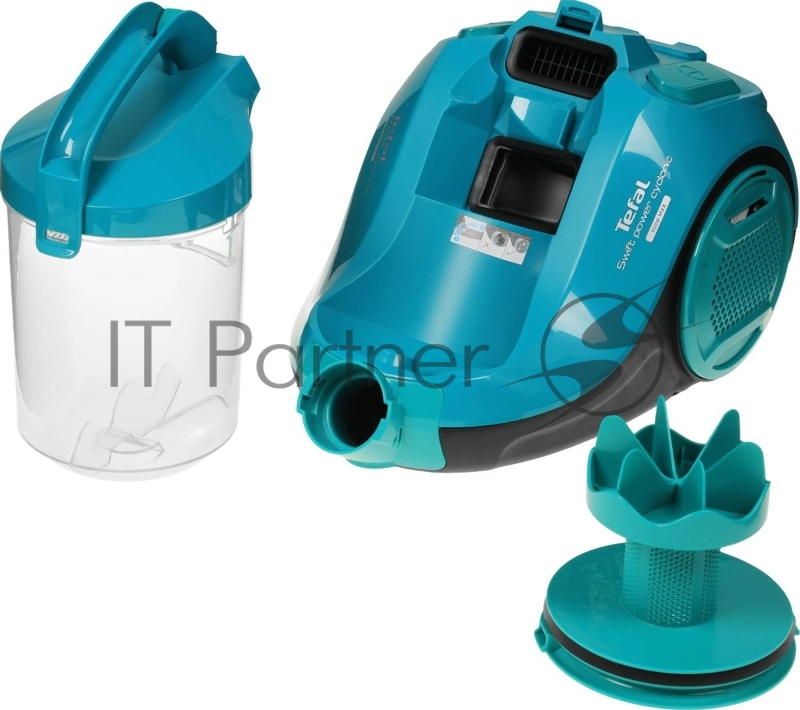 Пылесос Tefal TW2922EA 750Вт бирюзовый/черный