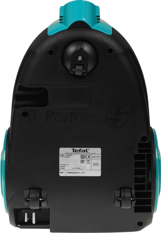 Пылесос Tefal TW2922EA 750Вт бирюзовый/черный